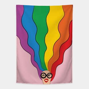 Lgbt pride love Tapestry