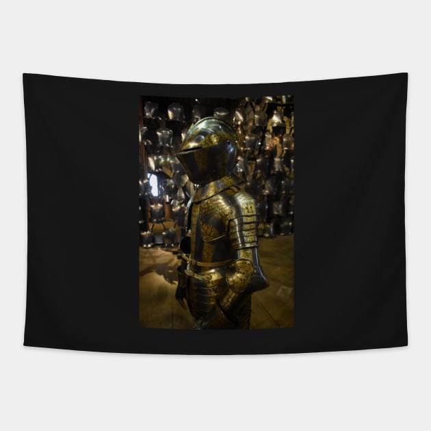 Ornate Suit of Armour Tapestry by Steves-Pics