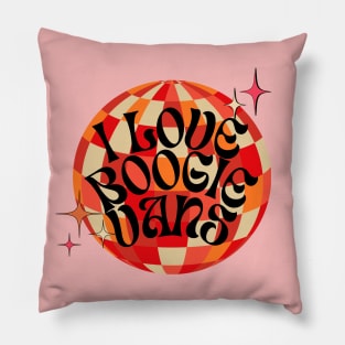 Disco Boogie (Orange) Pillow