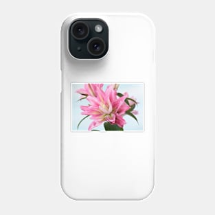 Lilium Roselily Isabella Double Oriental hybrid Lily Phone Case