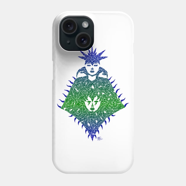 The Priestess Phone Case by fakelarry