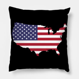 48 Contiguous States Flag Pillow