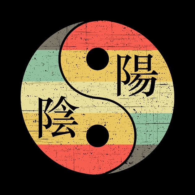 Yin and Yang with Chinese Characters by Tpixx