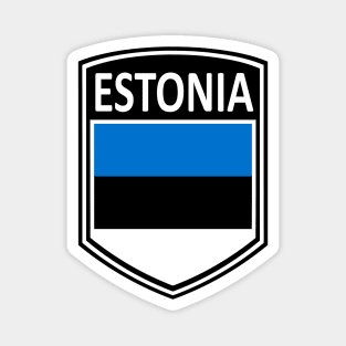 Flag Shield - Estonia Magnet