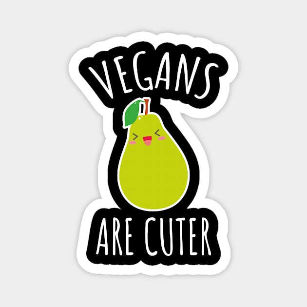 Vegans are cuter Magnet by LunaMay