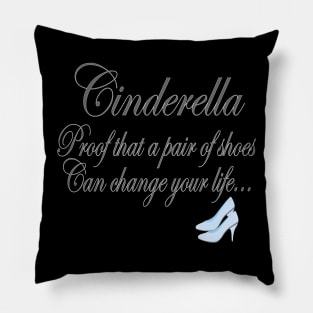 Cinderella Shoes T-Shirt Pillow