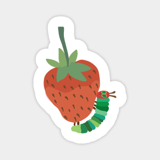 The very hungry caterpillar - Strawberry Magnet