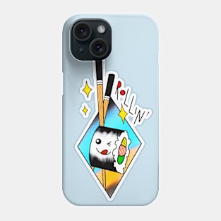 Kawaii sushi roll Phone Case