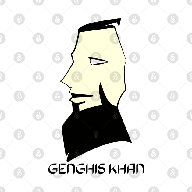 Genghis  khan by Serafini