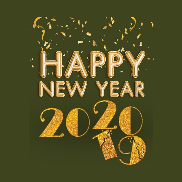 Happy New Year 2020 tee New Years Eve Party by houssem