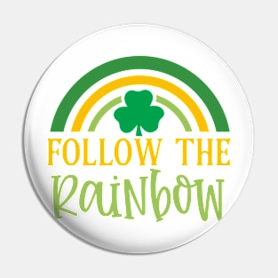 Follow the Rainbow Pin