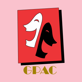 GPAC Logo Gold Text - Transparent T-Shirt