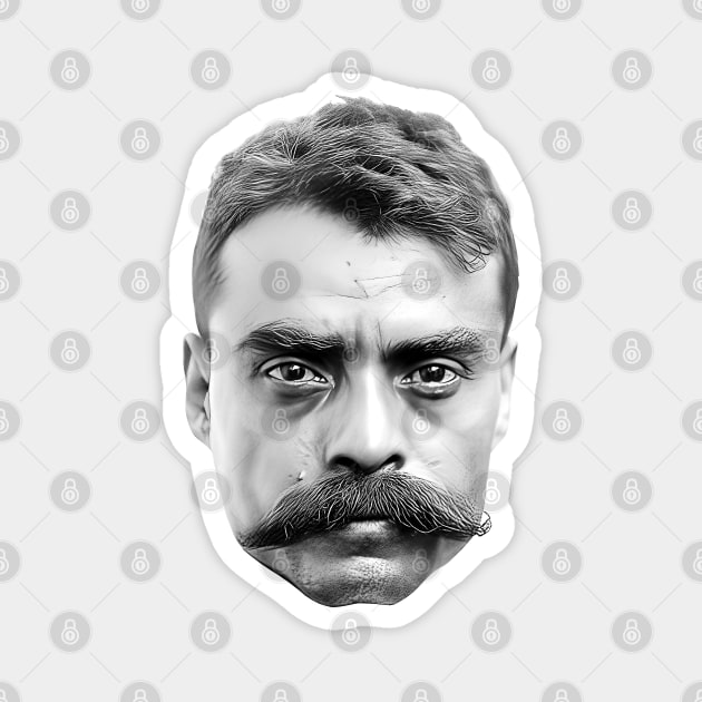 Emiliano Zapata Magnet by DankFutura