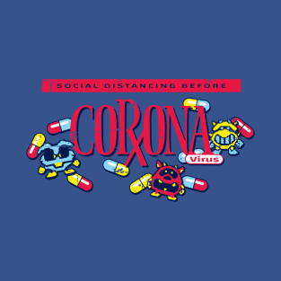 Corona Virus Retro Video Game T-Shirt