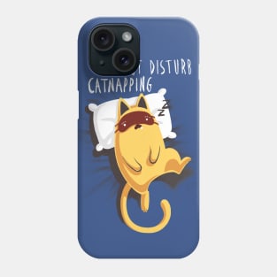 Do not disturb - Cute Funny Kitty - Cat Nap - Computer Work Phone Case