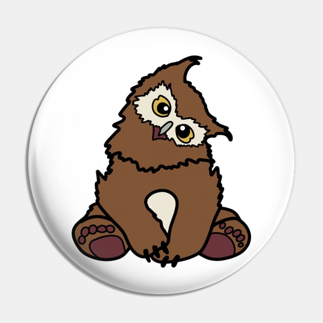 Owls (Owl Bear) Pin by Lycanne