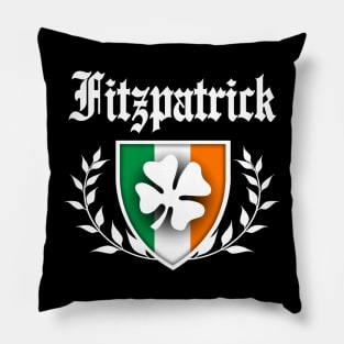 Fitzpatrick Shamrock Crest Pillow