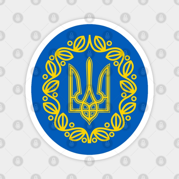 Ukraine Coat of Arms Magnet by Scar