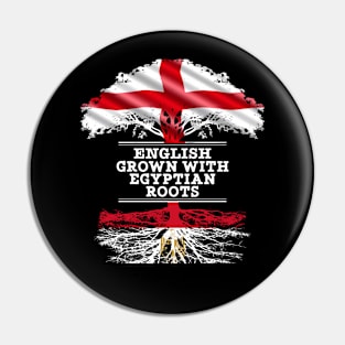 English Grown With Egyptian Roots - Gift for Egyptian With Roots From Egypt Pin