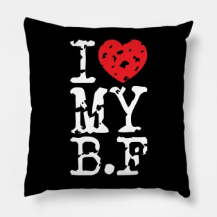 I Love My Boyfriend v9 Pillow