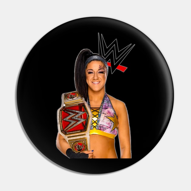 WWE Bayley Pin by NTBPrints