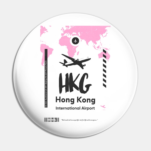 HKG airport Pin by Woohoo