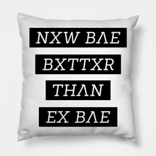 New Bae (Black) Pillow