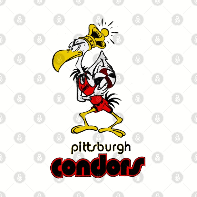 Retro Pittsburg Condors Basketball 1971 by LocalZonly