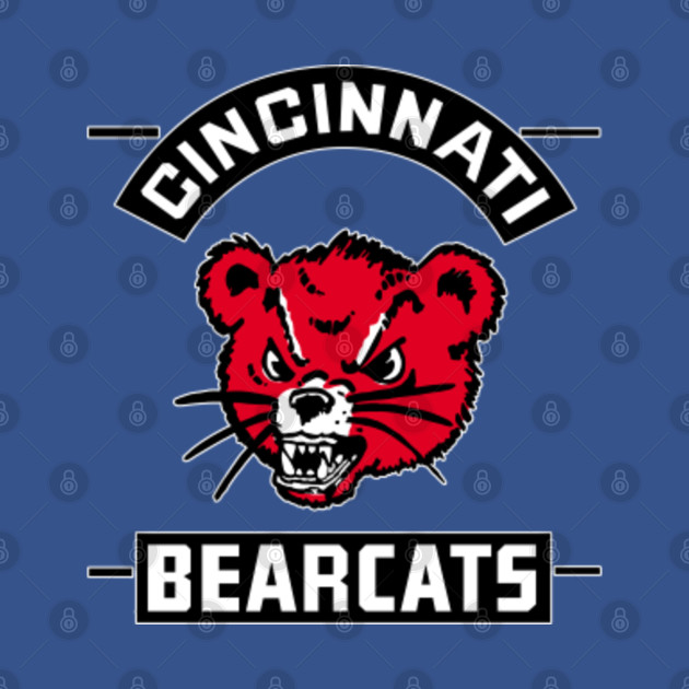 Vintage Cincinnati Bearcats logo from the 50s Face Version - Bearcats - T-Shirt