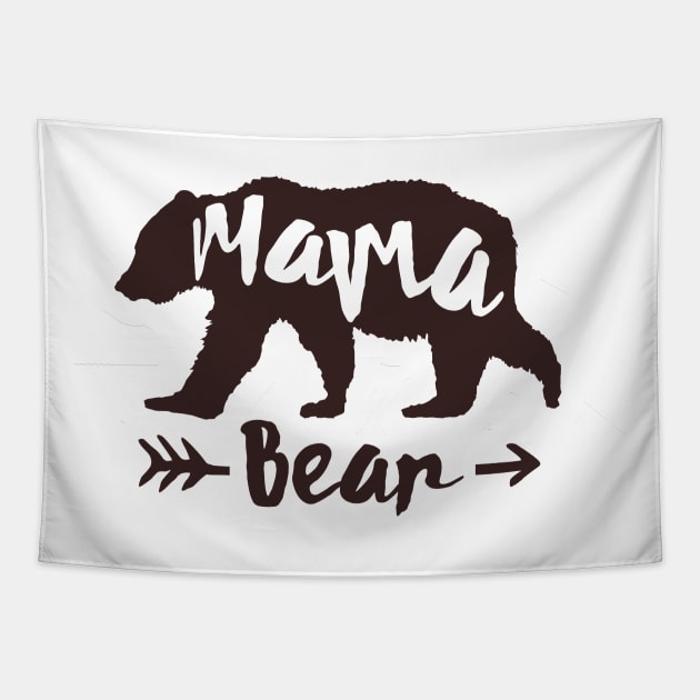 Mama Bear Vintage Tapestry by Kyandii