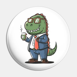 Dino Enterpreneur Pin