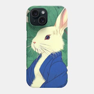 Cute Flowers White Dwarf Rabbit American Cutest Bunny Phone Case