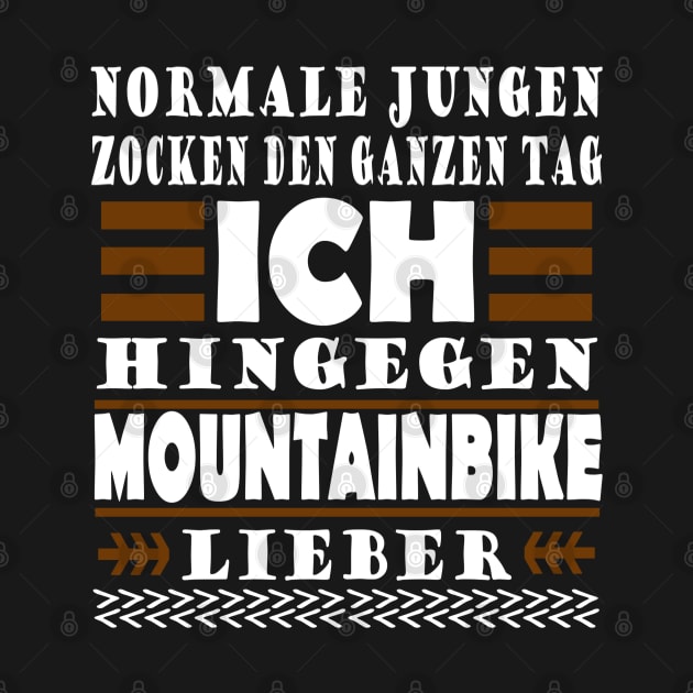 Mountainbike Downhill Männer Berge Trail Spruch by FindYourFavouriteDesign