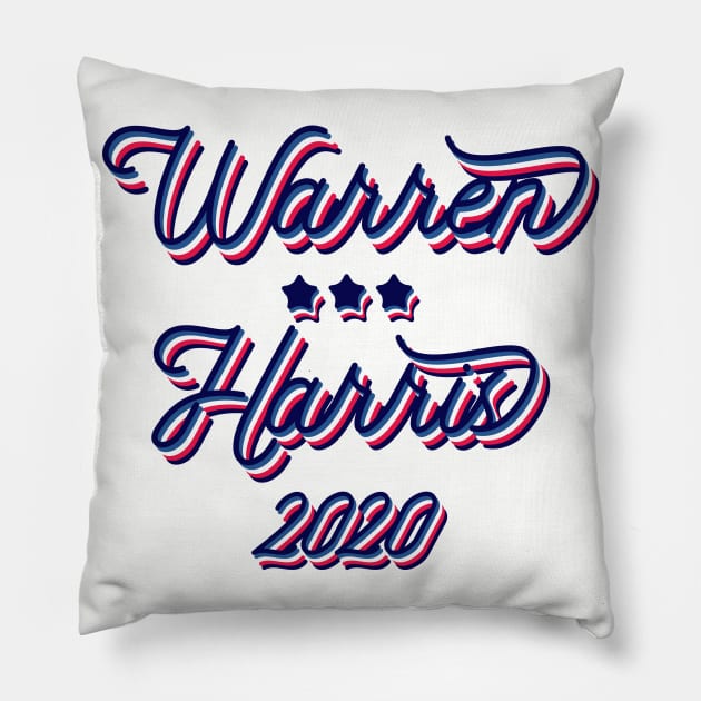 Elizabeth Warren and Kamala Harris on the one ticket? Pillow by YourGoods
