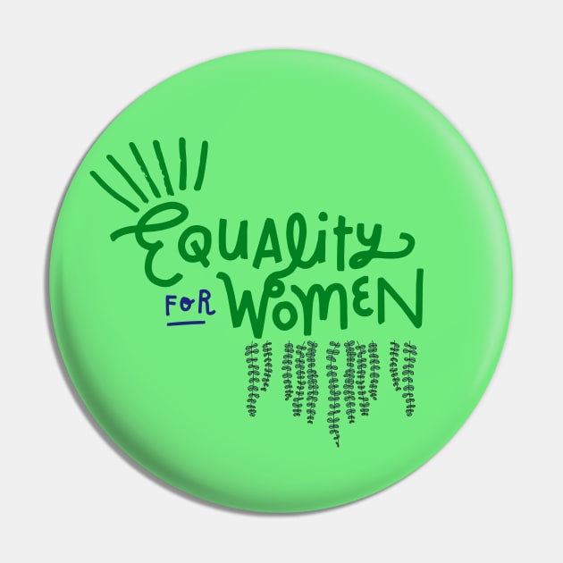 Equality for women Pin by François Belchior