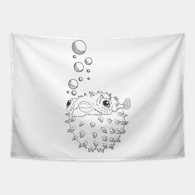 Pufferfish Tapestry by ImaginativeWild