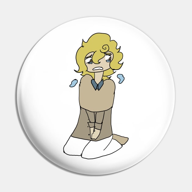 Kazuaki Nanaki Kazuaki-kun Crying Hatoful Boyfriend Chibi Sticker, Pin, + Others Pin by nhitori