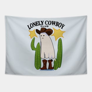 Lonely Ghost Cowboy Tapestry