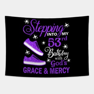 Stepping Into My 53rd Birthday With God's Grace & Mercy Bday Tapestry