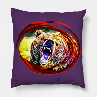 Grizzly Bear Pillow