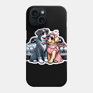 two dogs in love Phone Case