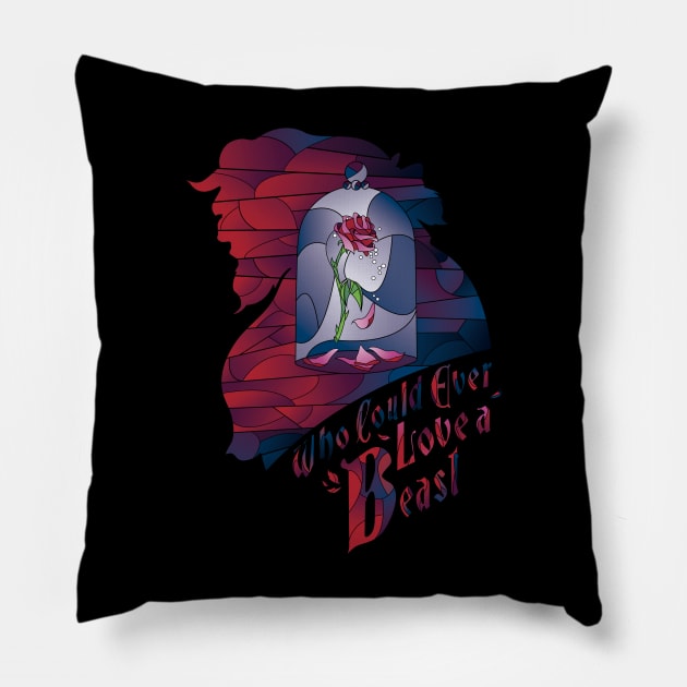 Who could ever Love a Beast Pillow by Coconut