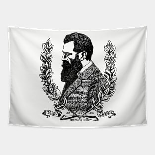 The Father of Zionism - Theodor Herzl circa 1913 - Zionism Tapestry