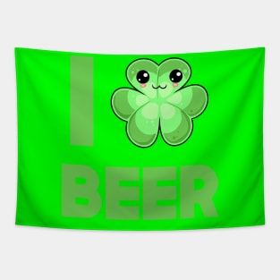 St Patricks Day I Clover Beer Kawaii Cute Tapestry