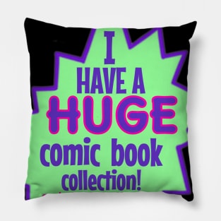 Gorthy stack of comics Pillow