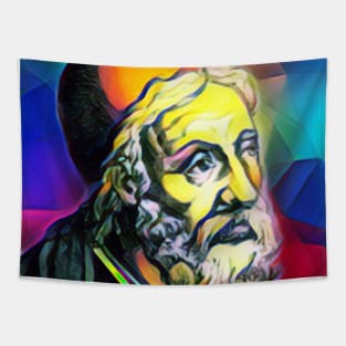 Al Tabari Dark Colourful Portrait | Al Tabari Artwork 7 Tapestry