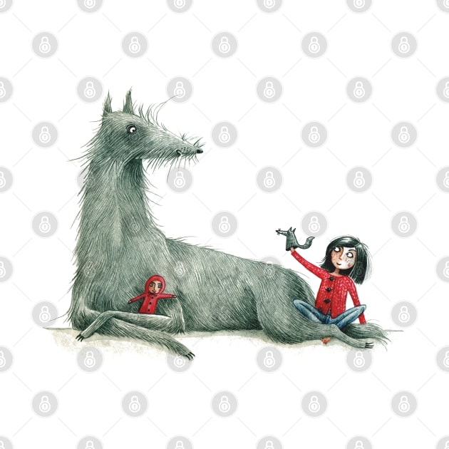 Puppenspiel - Puppet Show - Little Red Riding Hood & The Wolf by JunieMond