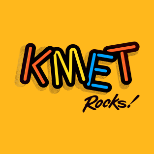 KMET Rocks --80s Aesthetic T-Shirt