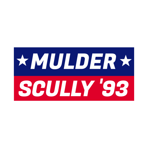 Mulder Scully 93 by Josey Miles' Leftorium