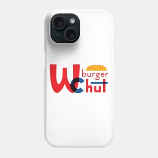 WcBurger Hut - Burger King Parody Phone Case